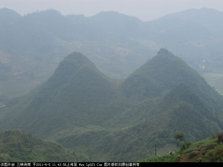 看！梁平的双乳山美丽迷人