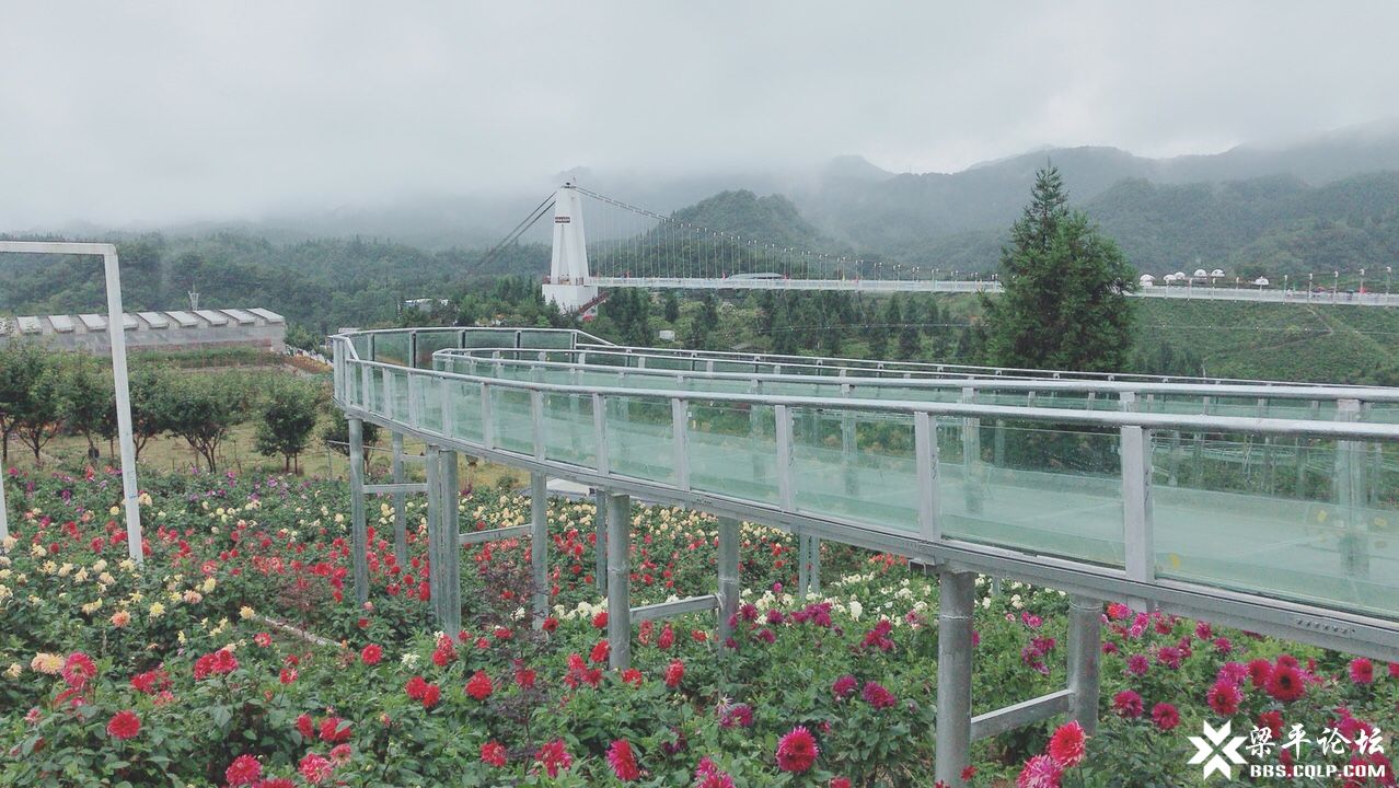 石柱云中花都景区随拍附抢购二维码