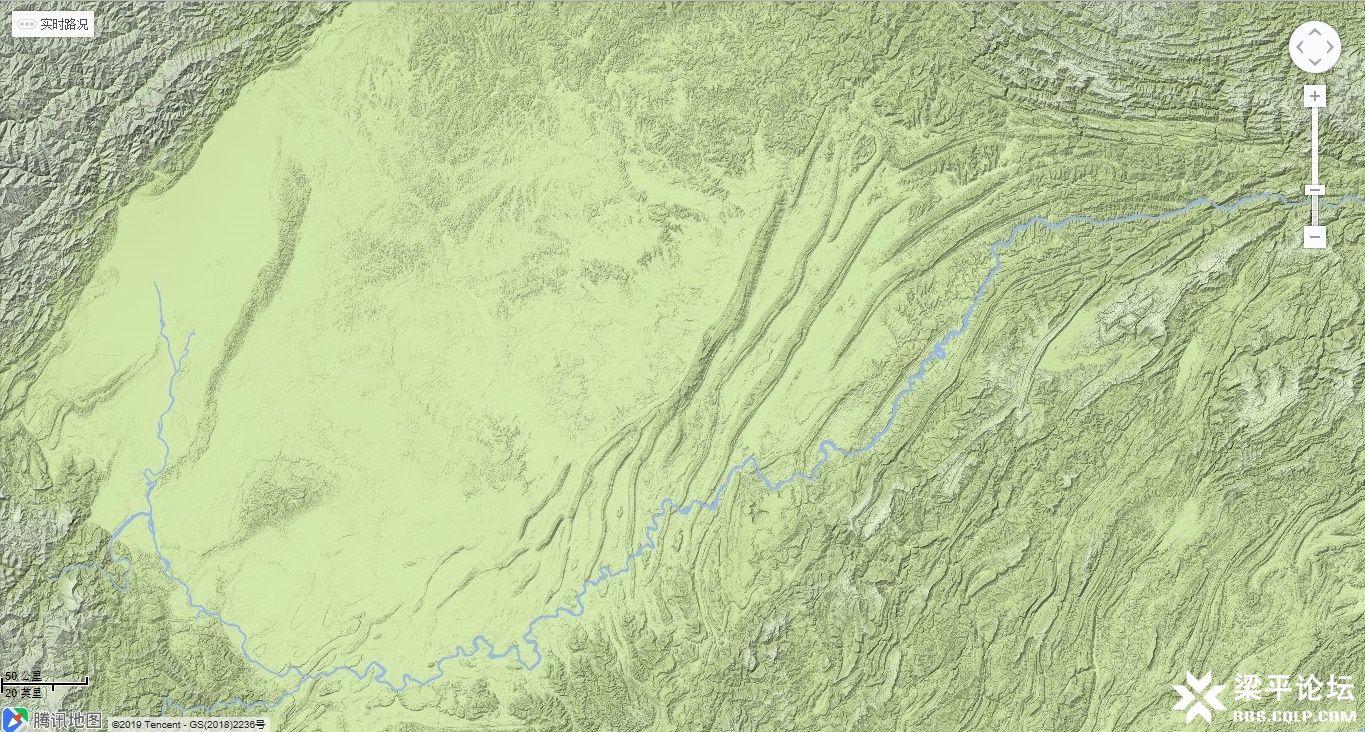 四川盆地地形及长江位置1